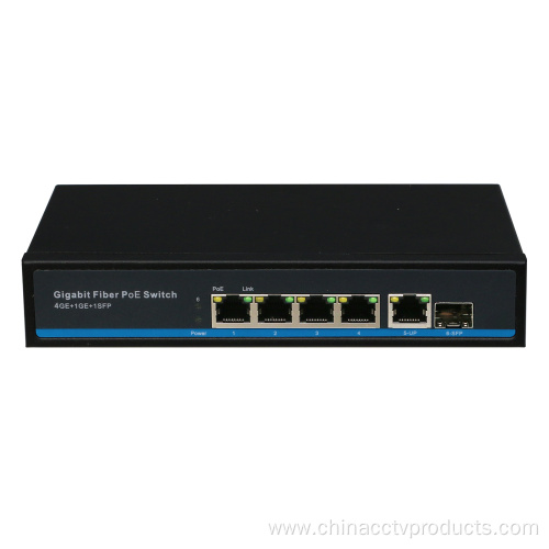 4 port Full gigabit high power PoE Switch